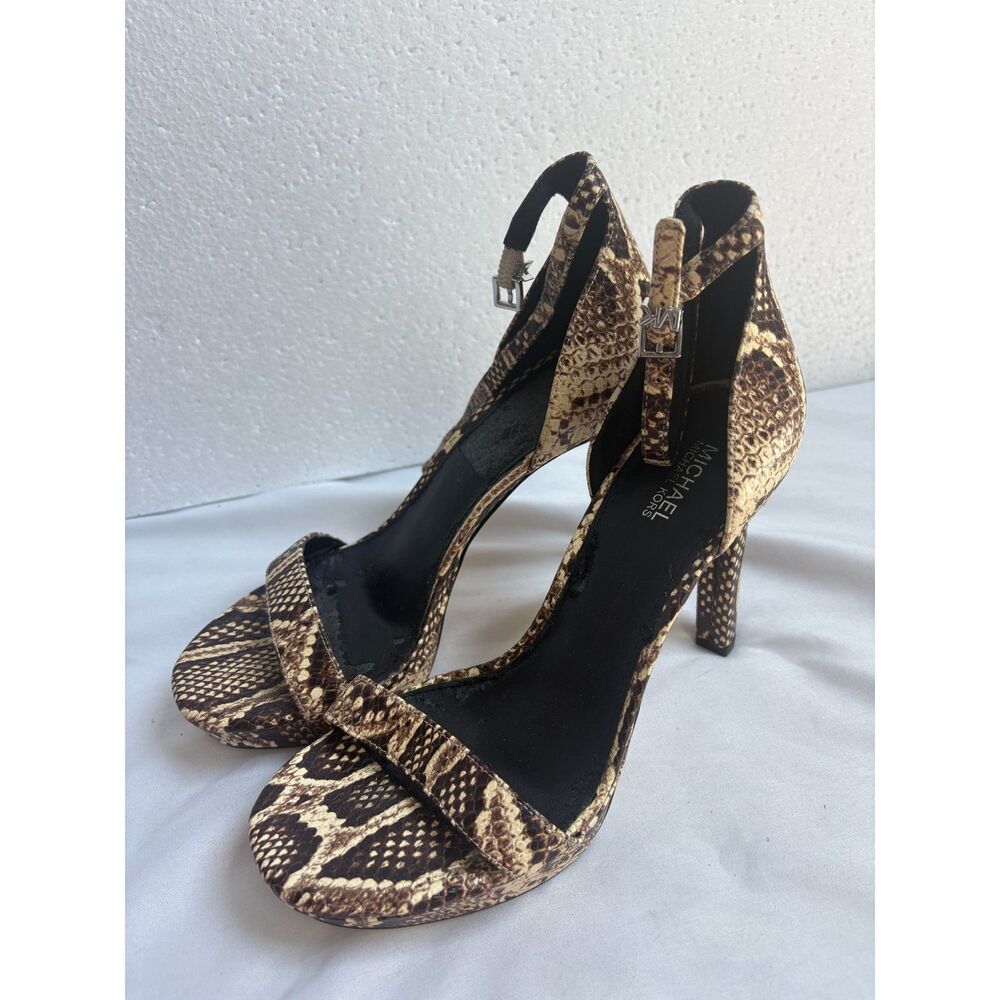 Michael Kors New Margot Python Embossed Leather S… - image 2